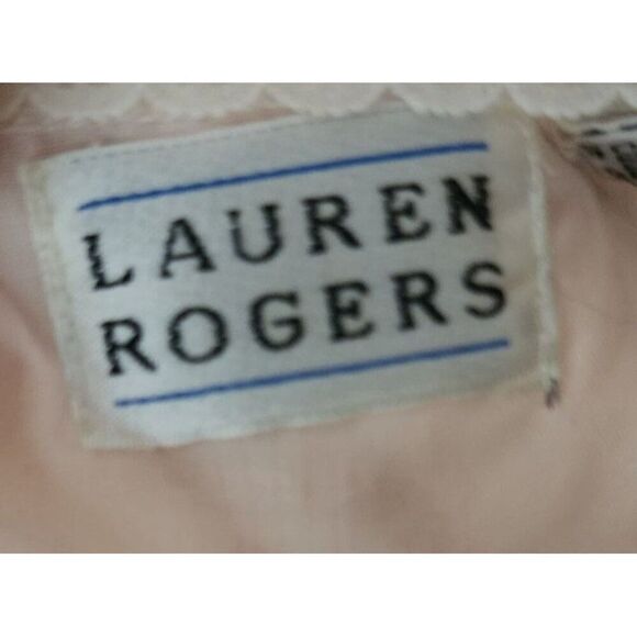 Vintage 80s Sleeveless Lace Trim Feminine Nightgown Womens Size M Pink - Picture 5 of 7